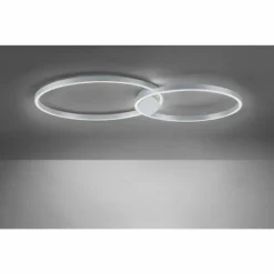 Plafonnier Paul Neuhaus Q-KATE LED Aluminium, 1 lumière, Télécommandes