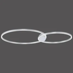 Plafonnier Paul Neuhaus Q-KATE LED Aluminium, 1 lumière, Télécommandes