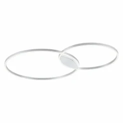 Plafonnier Paul Neuhaus Q-KATE LED Aluminium, 1 lumière, Télécommandes