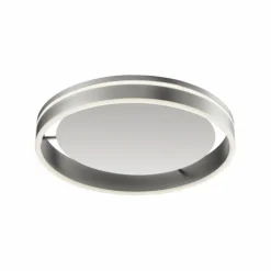 Plafonnier Paul Neuhaus Q-VITO LED Acier inoxydable, 1 lumière, Télécommandes