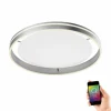 Plafonnier Paul Neuhaus Q-VITO LED Acier inoxydable, 1 lumière, Télécommandes