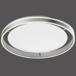 Plafonnier Paul Neuhaus Q-VITO LED Acier inoxydable, 1 lumière, Télécommandes