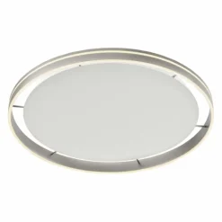 Plafonnier Paul Neuhaus Q-VITO LED Acier inoxydable, 1 lumière, Télécommandes