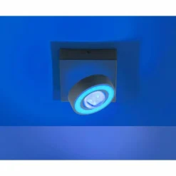 Plafonnier Paul Neuhaus Q-MIA LED Anthracite, 1 lumière, Télécommandes
