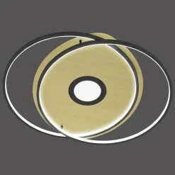 Plafonnier Paul Neuhaus Q-AMIRA LED Noir, 1 lumière, Télécommandes