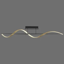 Plafonnier Paul Neuhaus Q-SWING LED Anthracite, Or, 1 lumière, Télécommandes