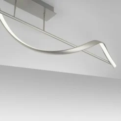 Paul Neuhaus Q-Serie Éclairage Led|Plafonnier Paul Neuhaus QSWING LED Argenté, 1 lumière, Télécommandes