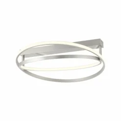 Plafonnier Paul Neuhaus Q-BELUGA LED Argenté, 1 lumière, Télécommandes