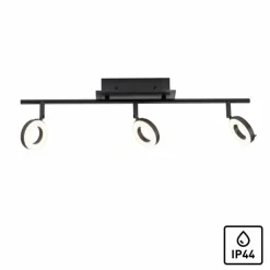 Luminaires Paul Neuhaus Spots Et Projecteurs|Plafonnier Paul Neuhaus SILEDA Anthracite, 3 lumières