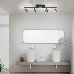Luminaires Paul Neuhaus Éclairage Led|Plafonnier Paul Neuhaus SILEDA Anthracite, 4 lumières