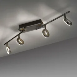 Luminaires Paul Neuhaus Éclairage Led|Plafonnier Paul Neuhaus SILEDA Anthracite, 4 lumières
