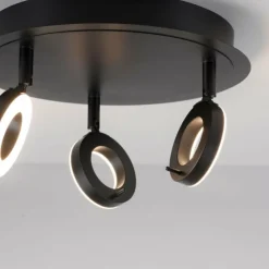 Luminaires Paul Neuhaus Spots Et Projecteurs|Plafonnier Paul Neuhaus SILEDA Anthracite, 3 lumières