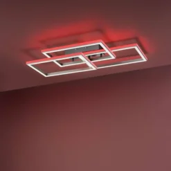 Luminaires Paul Neuhaus Éclairage Led|Plafonnier Paul-Neuhaus HELIX LED Aluminium, 6 lumières, Télécommandes