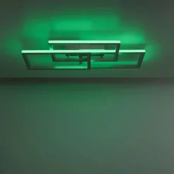 Luminaires Paul Neuhaus Éclairage Led|Plafonnier Paul-Neuhaus HELIX LED Aluminium, 6 lumières, Télécommandes