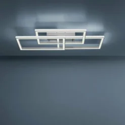 Luminaires Paul Neuhaus Éclairage Led|Plafonnier Paul-Neuhaus HELIX LED Aluminium, 6 lumières, Télécommandes