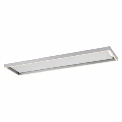 Plafonnier Paul-Neuhaus Q-KAAN LED Acier brossé, 2 lumières, Télécommandes