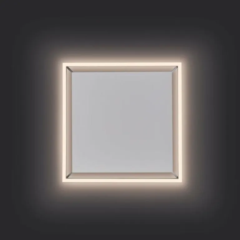 Plafonnier Paul-Neuhaus Q-KAAN LED Acier brossé, 2 lumières, Télécommandes