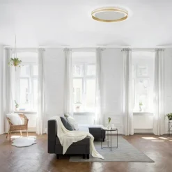 Plafonnier Paul-Neuhaus Q-VITO LED Laiton, 1 lumière, Télécommandes