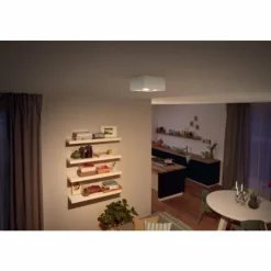 Luminaires Philips Éclairage Led|Plafonnier Philips Box LED Blanc, 4 lumières