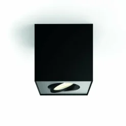 Luminaires Philips Spots Et Projecteurs|Plafonnier Philips Box LED Noir, 1 lumière