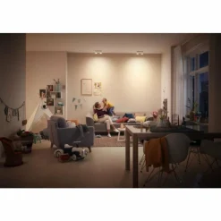 Luminaires Philips Éclairage Led|Plafonnier Philips Clockwork LED Blanc, 2 lumières