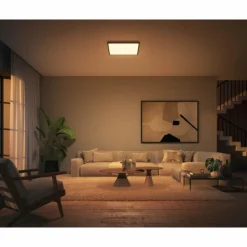 Plafonnier Philips Hue Aurelle LED Noir, Blanc, 1 lumière