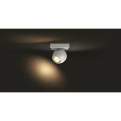Plafonnier Philips Hue Buckram LED Blanc, 1 lumière
