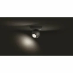 Plafonnier Philips Hue Buckram LED Noir, 1 lumière, Télécommandes