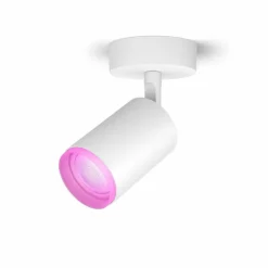 Plafonnier Philips Hue Fugato LED Blanc, 1 lumière, Changeur de couleurs