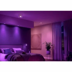 Plafonnier Philips Hue Fugato LED Blanc, 3 lumières, Changeur de couleurs