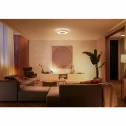 Plafonnier Philips Hue Infuse LED Blanc, 1 lumière, Changeur de couleurs