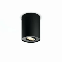 Plafonnier Philips Hue Pillar LED Noir, 1 lumière
