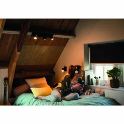 Plafonnier Philips Hue Runner LED Noir, 1 lumière