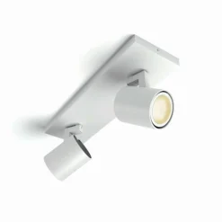 Plafonnier Philips Hue Runner LED Blanc, 2 lumières, Télécommandes