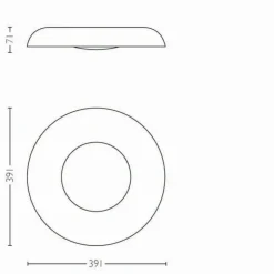 Plafonnier Philips Hue Still LED Noir, 1 lumière, Télécommandes