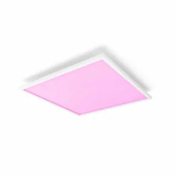 Plafonnier Philips Hue Surimu LED Blanc, 1 lumière, Changeur de couleurs