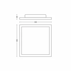 Plafonnier Philips Hue White & Colour Ambiance Ensis LED Blanc, 1 lumière