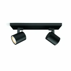 Luminaires Philips Spots Et Projecteurs|Plafonnier Philips Kosipo Noir, 2 lumières