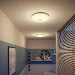 Luminaires Philips Éclairage Led|Plafonnier Philips Mauve LED Blanc, 1 lumière, Détecteur de mouvement