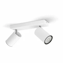 Luminaires Philips Spots Et Projecteurs|Plafonnier Philips myLiving Kosipo Blanc, 2 lumières