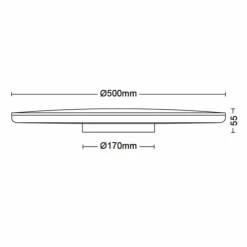 Luminaires Philips Éclairage Led|Plafonnier Philips Ozziet LED Blanc, 1 lumière