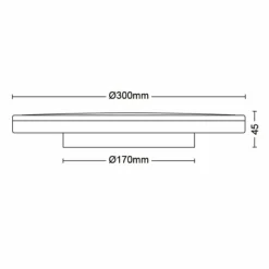 Luminaires Philips Éclairage Led|Plafonnier Philips Ozziet LED Noir, Blanc, 1 lumière
