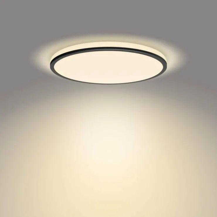 Luminaires Philips Éclairage Led|Plafonnier Philips Ozziet LED Noir, Blanc, 1 lumière