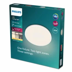 Luminaires Philips Éclairage Led|Plafonnier Philips Ozziet LED Blanc, 1 lumière
