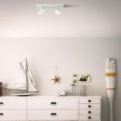 Luminaires Philips Éclairage Led|Plafonnier Philips Runner LED Blanc, 2 lumières