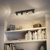 Luminaires Philips Éclairage Led|Plafonnier Philips Star LED Noir, 4 lumières
