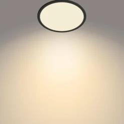 Luminaires Philips Éclairage Led|Plafonnier Philips Superslim CL550 LED Noir, 1 lumière