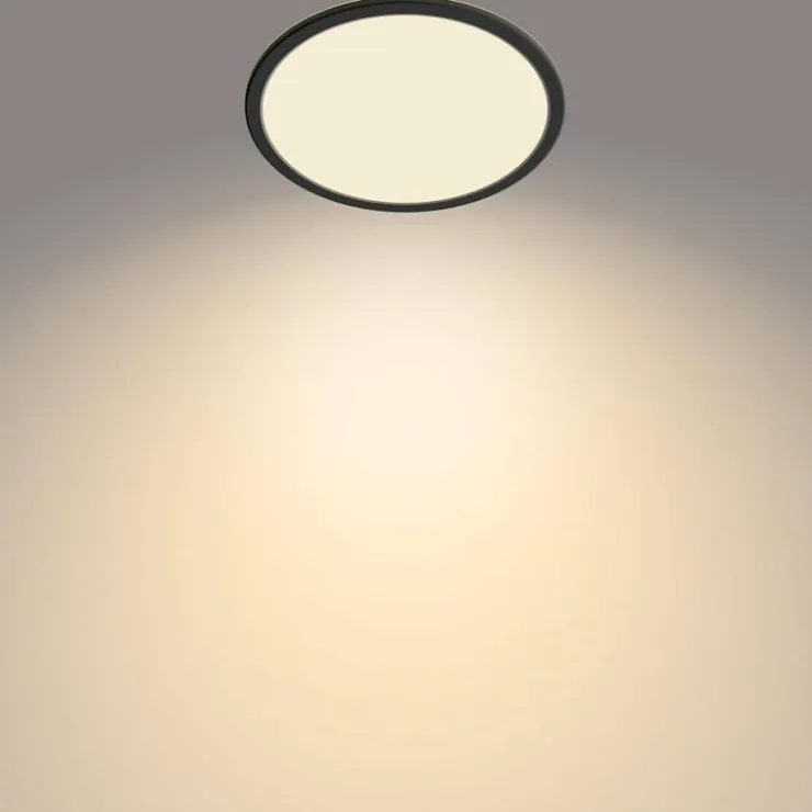 Luminaires Philips Éclairage Led|Plafonnier Philips Superslim CL550 LED Noir, 1 lumière
