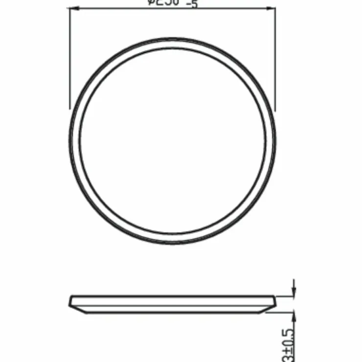 Luminaires Philips Éclairage Led|Plafonnier Philips Superslim CL550 LED Noir, 1 lumière
