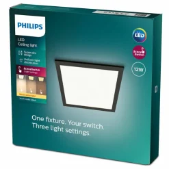 Luminaires Philips Éclairage Led|Plafonnier Philips Touch SceneSwitch LED Noir, 1 lumière